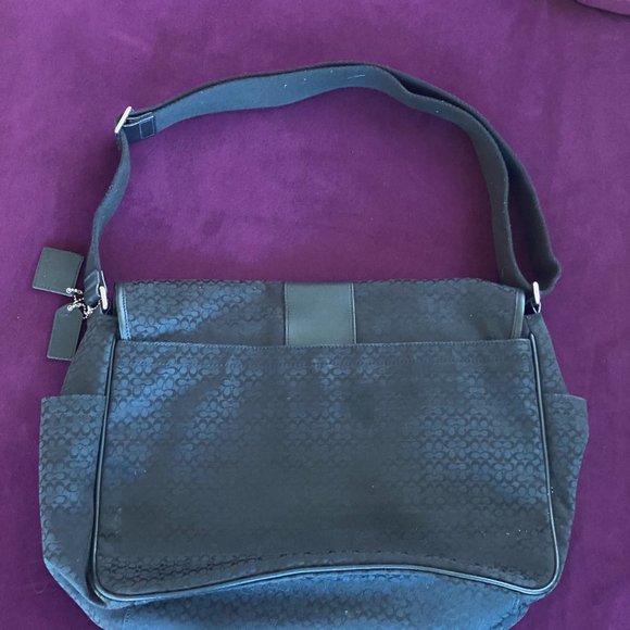 Hudson Signature Commuter Large F0785-f77004 Black/Black Canvas and Leather - Picture 9 of 11